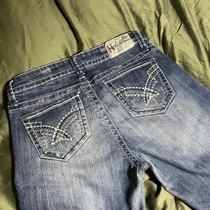hydraulic jeans, boot cut, size 9/10